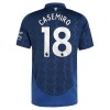 Officiële Voetbalshirt Manchester United Casemiro 18 Uit 2024-25 - Heren